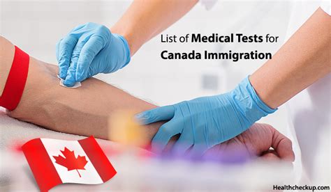 medical test list for canada student visa